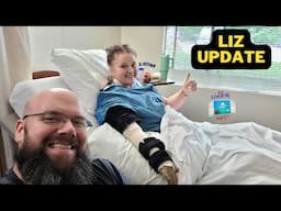 Update on Liz after head-on collision.