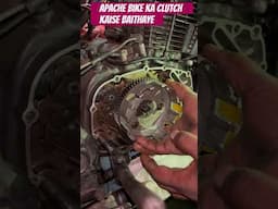 Apache bike ka clutch katora kaise baithaye #bike #wondermechanic #apache #hero #motorcycle