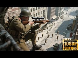 The gun king occupied the high point and set up a sniper rifle to wipe out the Japanese army