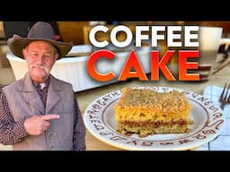 Old-Fashioned Cinnamon Coffee Cake with Crumble Topping