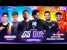 Arrow Gaming CS CUP Season 2 🔥 ft. TSG Army , Jay YT , Team Hind , Jonty Gaming | Free Fire Live