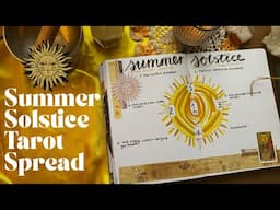 What Does the Sun Card Reveal for You? 🌞 #litha #tarotjournal