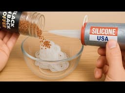 What Happens When You Mix Coffee Grounds with Silicone to Make Liquid Rubber