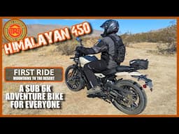 ROYAL ENFIEILD HIMALAYAN 450 FIRST RIDE REVIEW | BEST BUDGET ADV BIKE FOR EVERYONE!