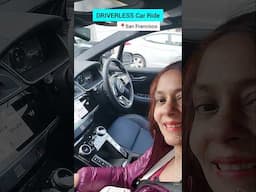No Driver Taxi Cab Ride - things to do #sanfrancisco  @Waymo #waymo #driverlesscar #shorts #cab
