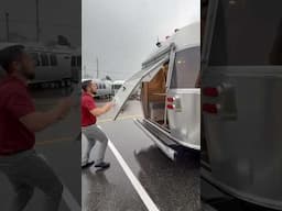 Rainy day in an Airstream #airstream #asmr #rain #travel #camping #rv