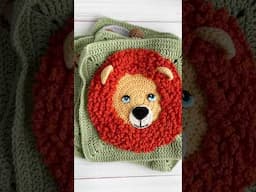 Wildlife Animal Blanket Crochet Squares 1-12 free patterns!
