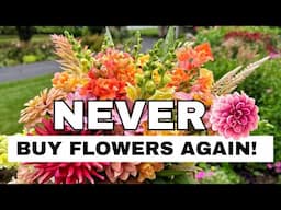 CUT FLOWER GARDEN: My Top 5 Flowers, Tips & Designs for Armloads of Blooms All Season Long!