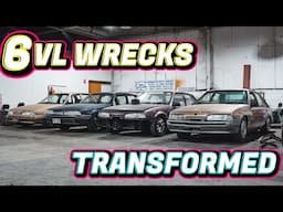 WE COMPLETELY TRANSFORM 6 VL COMMODORE WRECKS INTO CRUISERS IN 1 MONTH!