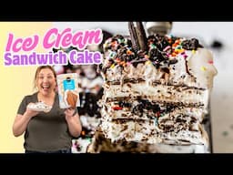 How to Make the Easiest Ice Cream Sandwich Cake Ever!