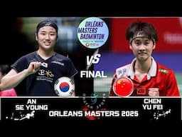 Final | an se young (KOR) vs KIM H J/KONG H Y (KOR)[WS] ORLEANS Masters 2025 Badminton