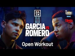 RING MAGAZINE: RYAN GARCIA VS. ROLLY ROMERO OPEN WORKOUTS LIVESTREAM (FATAL FURY: CITY OF WOLVES)