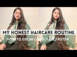 My Current *LONG HAIR* Routine |  Hacks to grow Thick & Long Hair Faster ✨Anukriti Lamaniya
