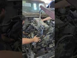 5.9 Cummins Powered Ford F250 Crew Cab #ironhorsegarage #Cummins #engineswap
