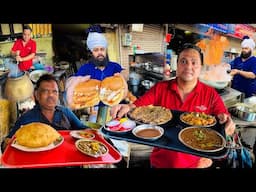 Best Street Food In Punjab | Chole Bhature, Punjabi Dhaba Food, Burgers | Indian Street Food Punjab