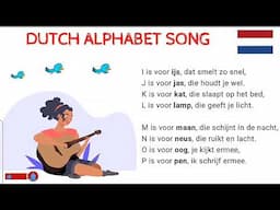 Nederlands leren,learn dutch Alphabet with Song,"Het Alfabet met Woorden"