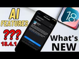 IOS 18.4.1 IS OUT! What's New? Features of IOS 18.4.1