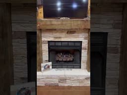 My Stacked Stone Fireplace...and how I did it WITHOUT mortar! 🔥