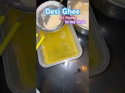 How I Make Desi Ghee at Home, my Style 💁🏻‍♀️⚡️