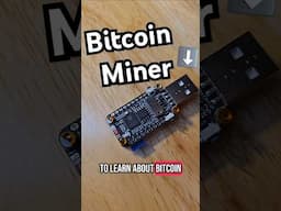 Upgraded NerdMiner USB Solo Bitcoin Miner #shorts #bitcoin #bitcoinmining