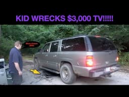KID DESTROYS $3000 TV!!! (Reaction)