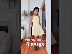 The best butter yellow dress. One of spring’s hottest colors. #fashionshorts #springfashion