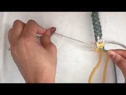 macrame, wristlet, DIY, tutorial, handmade, crafting!