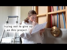 COTTAGE DIARIES | trying not to give up on this DIY project