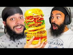 MAKING $10,000 24 KARAT GOLDEN BURGER WITH CHAPATI