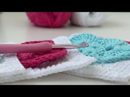 💕 I found it very beautiful Granny square. How to crochet a granny square for beginners. Crochet.