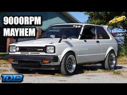 SLEEPER Toyota Starlet is a 9000RPM Menace (400HP!)