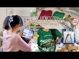 How to make a Design for your Clothing Brand 🧸 (No Experience Needed!)