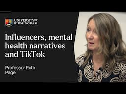 Influencers, mental health narratives and TikTok | University of Birmingham