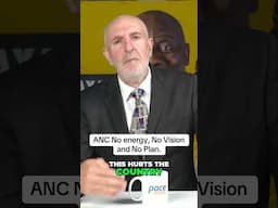 The ANC claims to lead, yet there’s no plan at all, no roadmap just empty speeches.