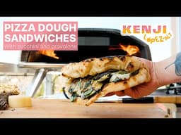 Folded Pizza Dough Zucchini and Provolone Sandwiches | Kenji's Cooking Show