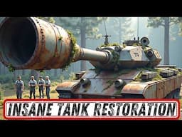 Resurrecting a Giant FV4005 – The BIGGEST GUN TANK in the World! Start to Finish ‪@MrHewes‬
