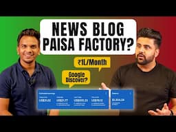 SEO DEAD? He Makes ₹1 Lakh/Month from News Blog! ft. @SatishKVideos