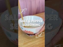 Salt & Pepper Seasoning: The BEST!