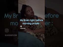 My Brain Vs Prayer !!! #comedyshorts #christianlifestyle #christiancomedy