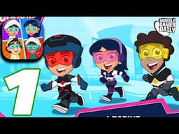 MANSOUR Superhero Adventures Gameplay Walkthrough Part 1 (iOS Android)