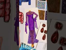 April Recap ~ All tutorials available in the Shorts Section of my channel #fashionillustration #art