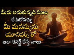 మీరు అనుకున్నది నిజం చేసుకోవచ్చు | Universe sighns and vibrations | law of attraction