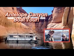 Antelope Canyon Boat Tour!  Visiting Antelope Point RV Park and Marina.