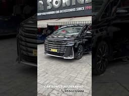 TOYOTA VELLFIRE ⚡️⚡️ WITH NANO COOL❄️❄️ NANO CERAMIC SUNFILM  INSTALLED AT CAR SONICS HYDERABAD🔥