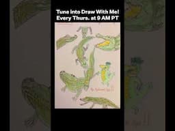 Last Week On Draw With Me: Gators! #sbsdrawwithme