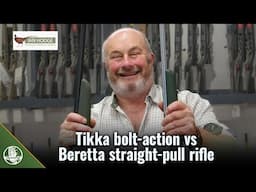 Tikka bolt-action vs Beretta BRX1 straight-pull rifle, with Ian Hodge