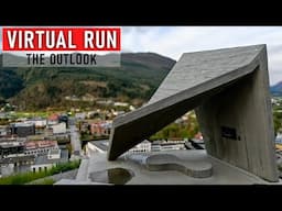 Virtual Run | Orange Autumn Leaves, Great Views | Treadmill Entertainment!
