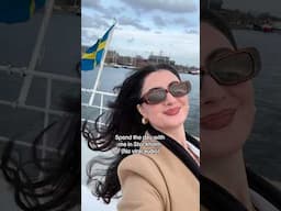 Spend the day with me in Stockholm vlog ✈️🥰 #travelvlog #beautytips #livingabroad