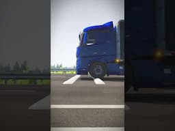 Mercedes Benz Actros Suspension Test  #beamngexperiments #beamngdrive #suspensiontest #actros #truck