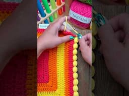 Crochet Bubble Edge #shorts